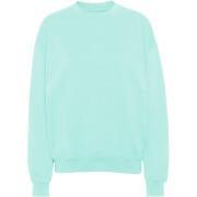 Sweatshirt ronde hals Colorful Standard Organic oversized light aqua