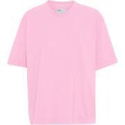 Dames-T-shirt Colorful Standard Organic oversized flamingo pink