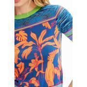 T-shirt van tropisch gaas voor dames Desigual