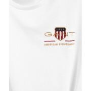 Geborduurd T-shirt Gant Archive Shield