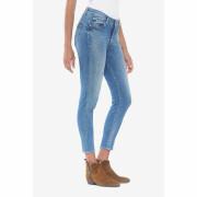 Slim jeans voor dames Le Temps des cerises fawn pulp 7/8 N°4