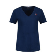 Dames-T-shirt met v-hals Le Coq Sportif Essentiels N°1
