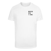 Dames-T-shirt Mister Tee Never On Time