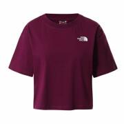 Dames-T-shirt The North Face Cropped Simple Dome
