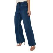 Jeans wijde pijpen met hoge taille voor vrouwen Only Bianca Pim