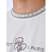Effen T-shirt met logostreep Project X Paris