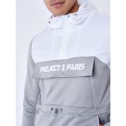 Tweekleurige windjack hoodie Project X Paris