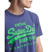 T-shirt met neon logo Superdry Vintage