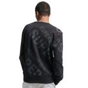 Bedrukte sweater met ronde hals Superdry Core Logo