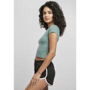 Dames-T-shirt Urban Classics stretch cropped (Grandes tailles)