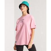 Dames-T-shirt Superdry Corporate Logo Brights