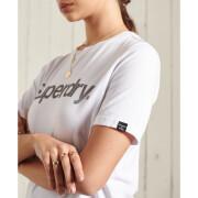 Dames-T-shirt met korte mouwen Superdry Core Logo