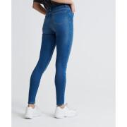 High waisted skinny jeans voor dames Superdry Superthermo
