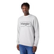 Sweatshirt met logo Wrangler Frame Crew